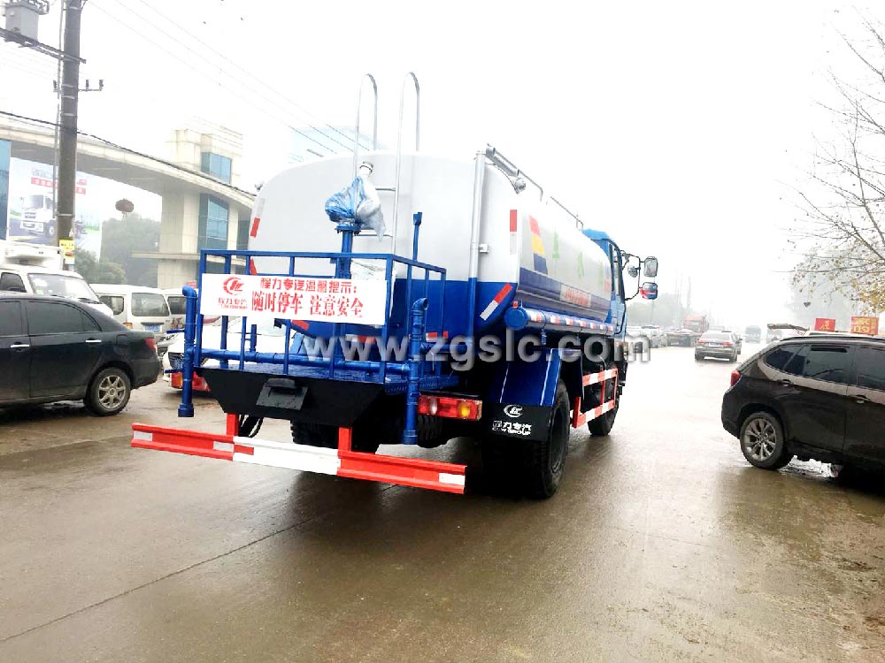 程力12方老款東風(fēng)145灑水車黃牌(國五)