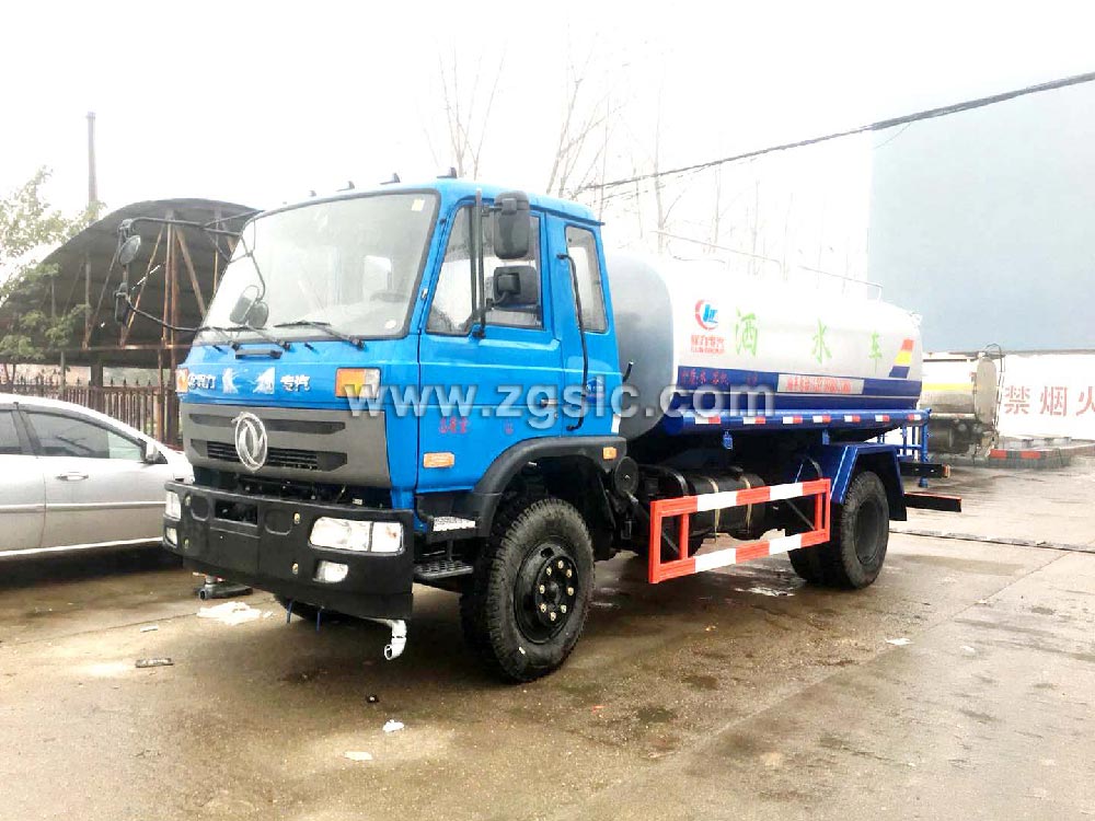 程力12方老款東風(fēng)145灑水車黃牌(國五)