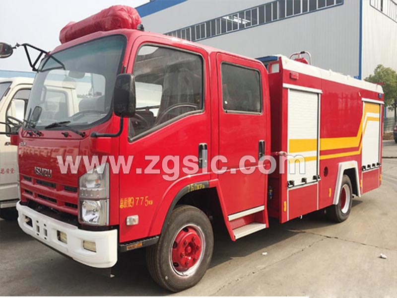 慶鈴五十鈴3噸水罐消防車(chē)(國(guó)五)-廠家的價(jià)格