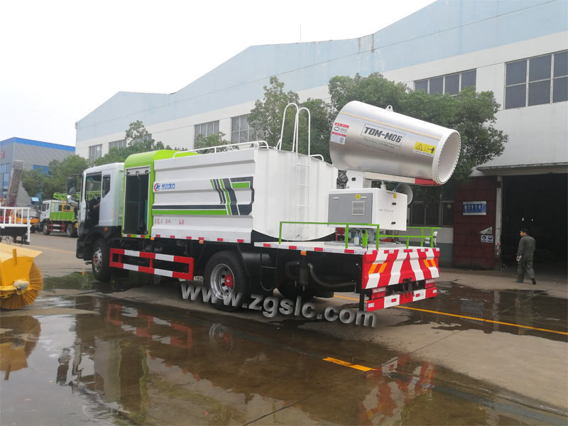 國六東風(fēng)D9抑塵車_國六東風(fēng)D9抑塵車噴霧可以射多遠