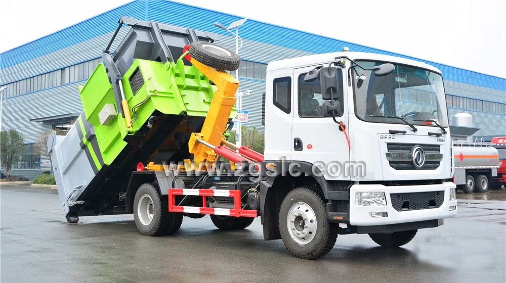 程力專(zhuān)用汽車(chē)股份有限公司東風(fēng)D9勾臂垃圾車(chē)價(jià)格